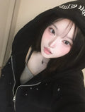 Studded Sherri Hooded Jacket_ Black