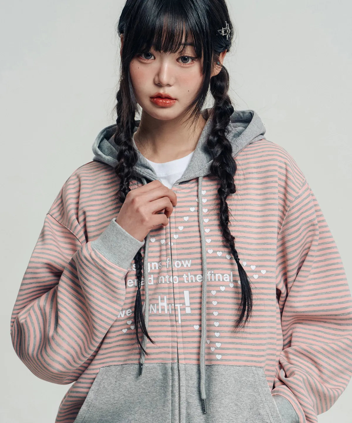WAV Stripe Hooded Jacket
