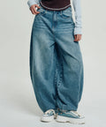 Monday Twinkle Balloon Denim Pants
