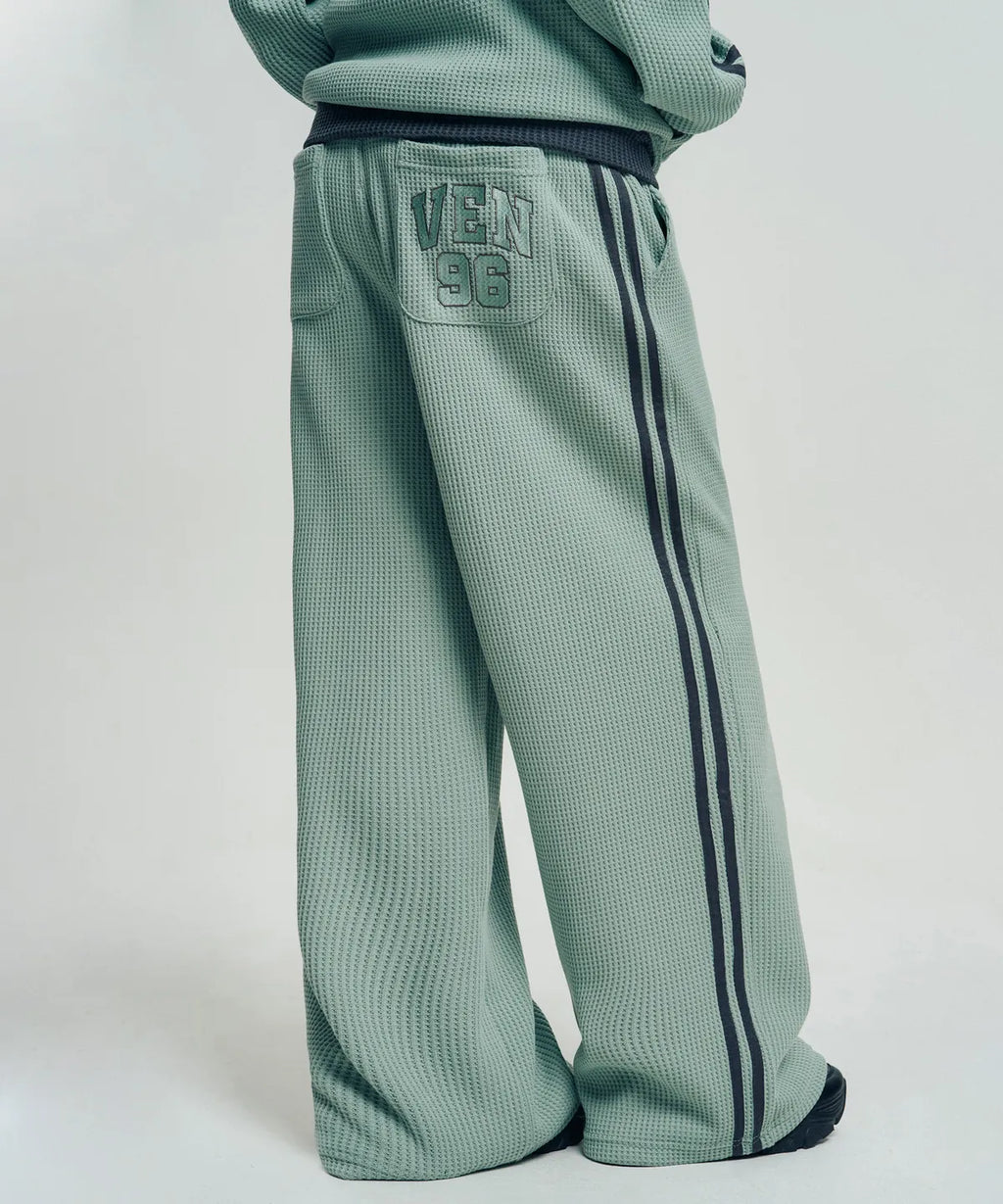 VEN96 Track Waffle Pattern Pants