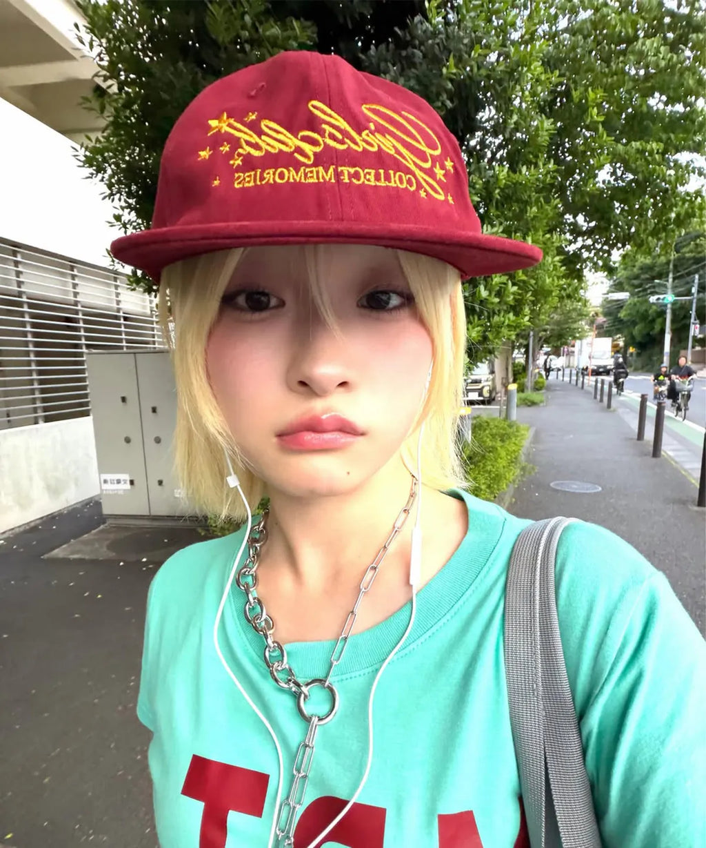 Memories Date Cap_ Burgundy