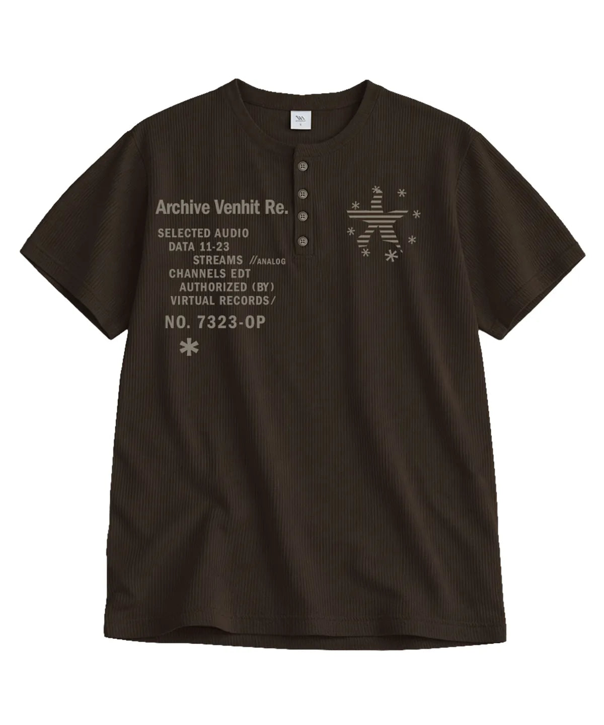 Starfish Henry Neck Waffle T-shirt