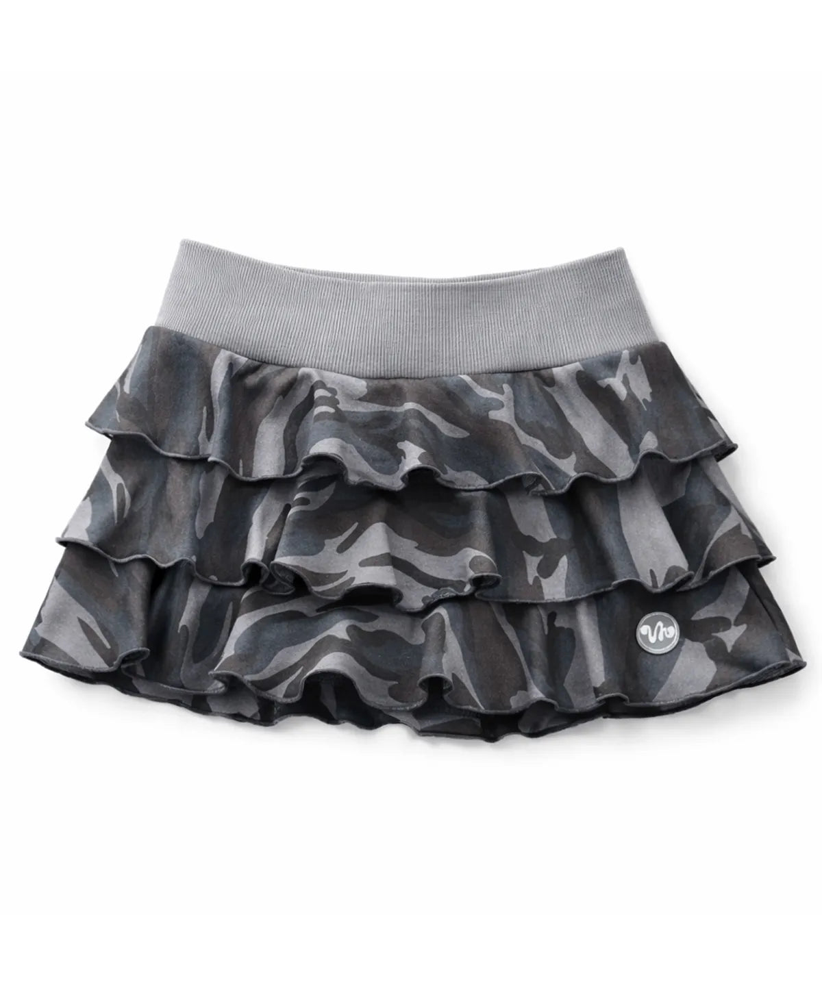 Camouflage Sweat Frill Skirt