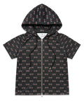 Self Love Me Hooded Vest_ Black