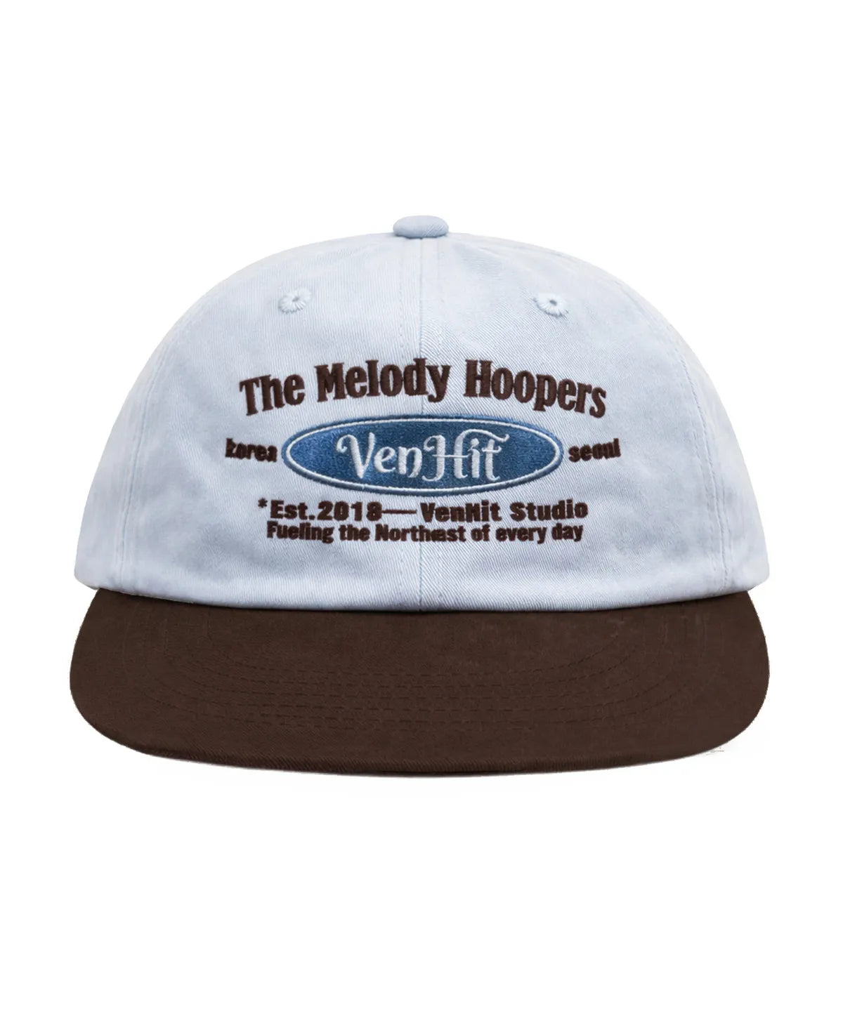 Melody Hoopers color-blocked cap _ blue brown