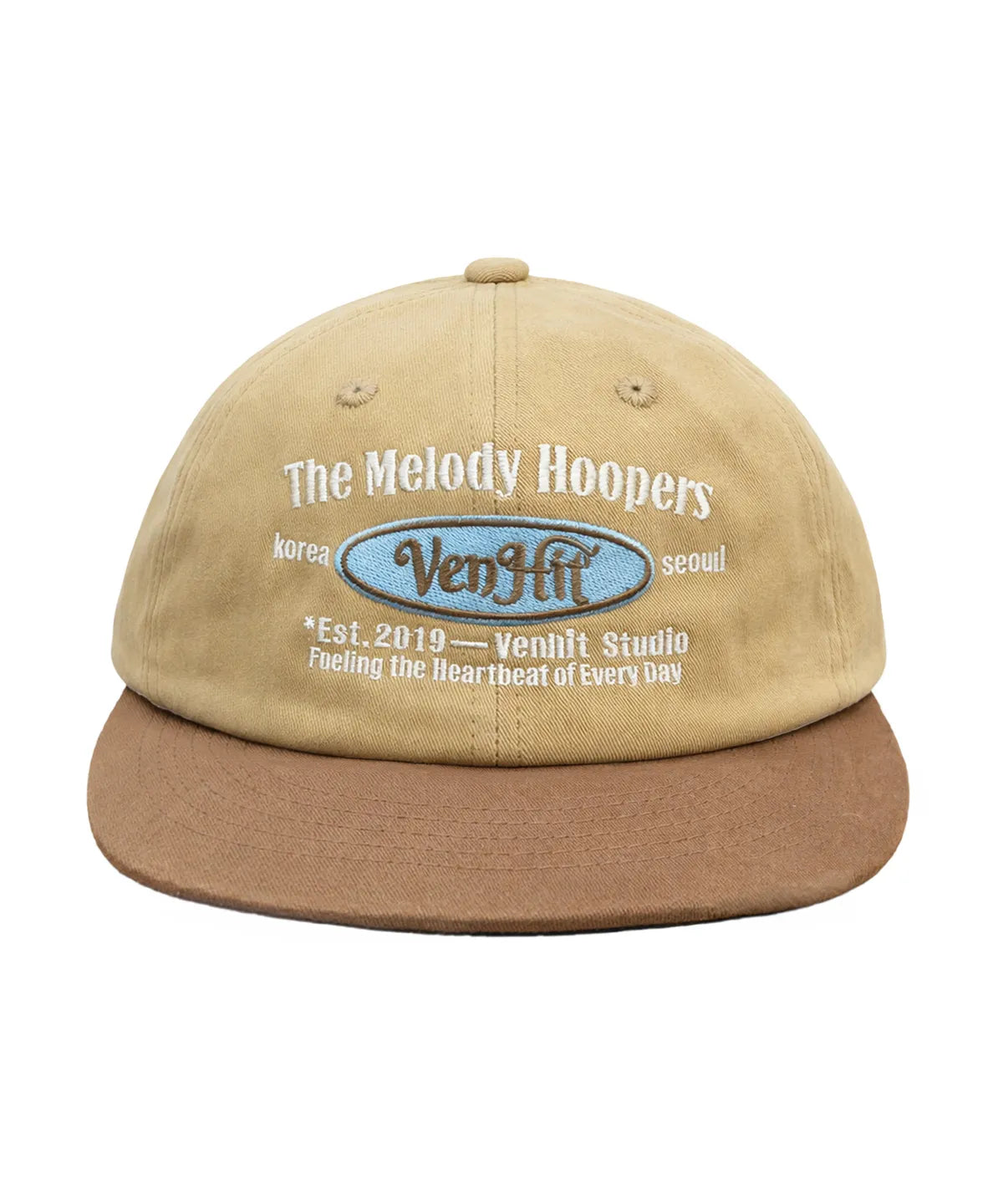Melody Hoopers color-blocked cap _ beige camel