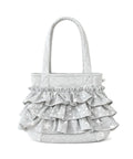 Star Dot Frill Shoulder Bag_Gray