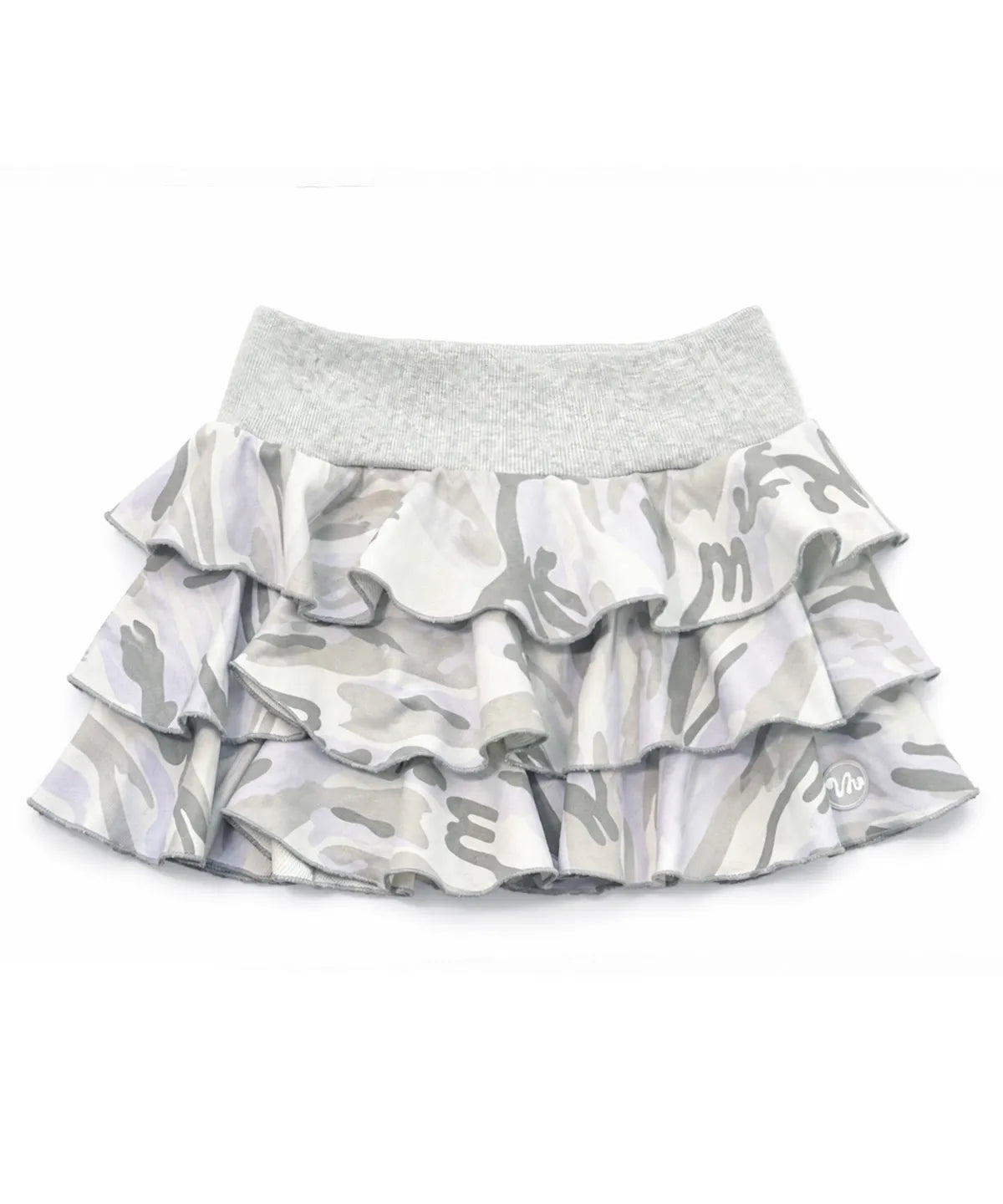 Camouflage Sweat Frill Skirt