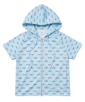 Self Love Me Hooded Vest_ Blue